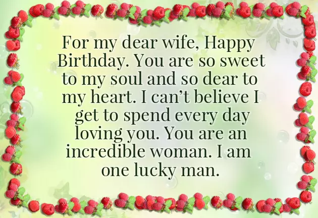 Happy Birthday My Wife Greetings