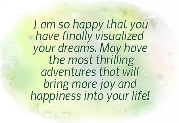 Congratulations For The New Car