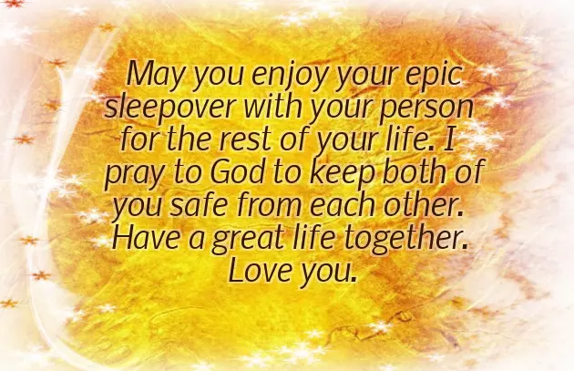 Early Wedding Wishes