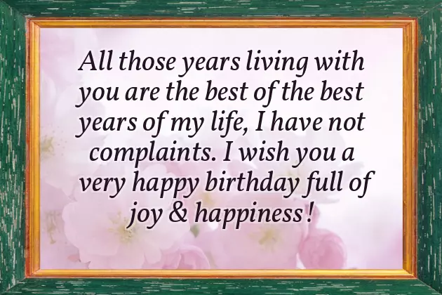 Hubby Birthday Lines