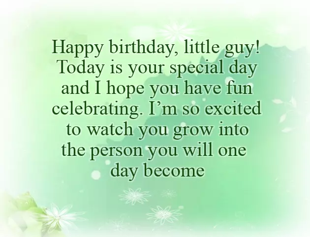 Happy Birthday Wishes 3 Year Old Boy