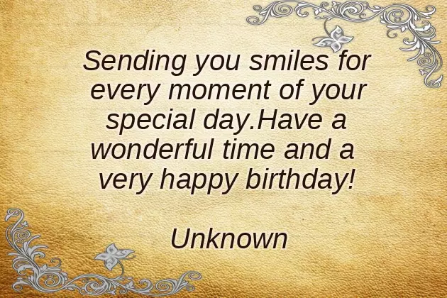 Wishing You A Happiest Birthday