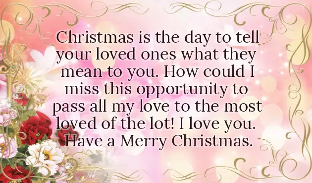 Christmas Message For My Boyfriend