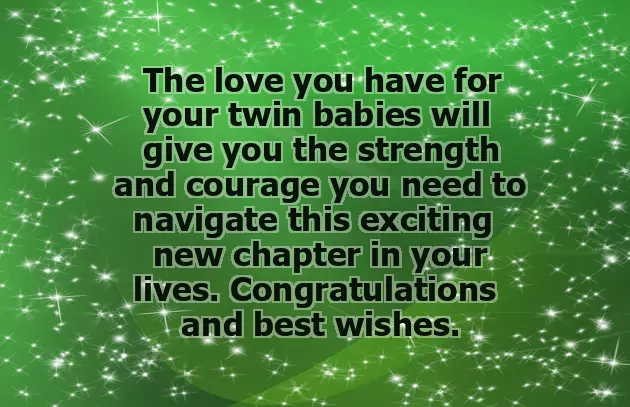 Congratulations For Baby Twins