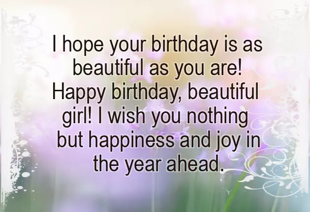 Happy Birthday Beautiful Lady