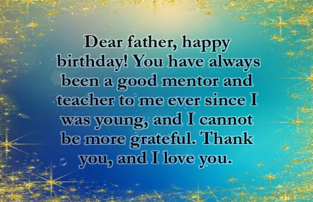 Birthday Thought For Father Birthday Thought For Father