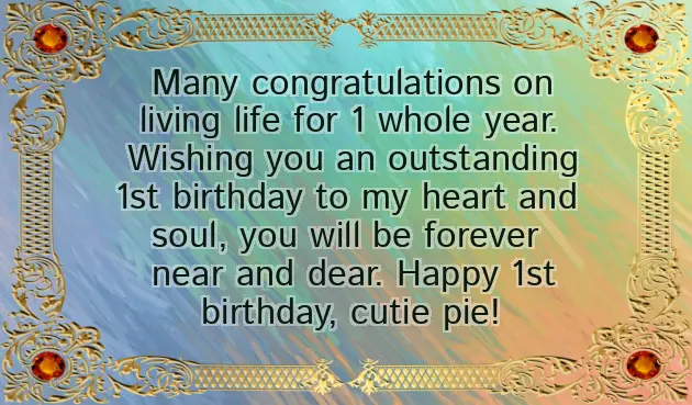 Happy Birthday Wishes For 2 Year Old Baby Girl