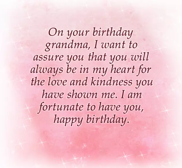 Happy Birthday Greetings For Grandma
