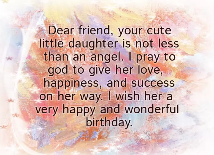 Birthday Wishes For A Child Girl