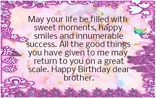 Birthday Wishes For Brother From Family Birthday Wishes For Brother From Family