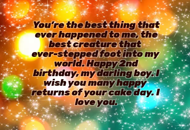 Happy Birthday Wishes For Two Years Boy