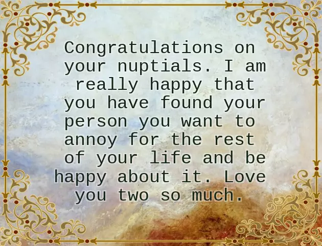 Wedding Wishes For Cousin Brother