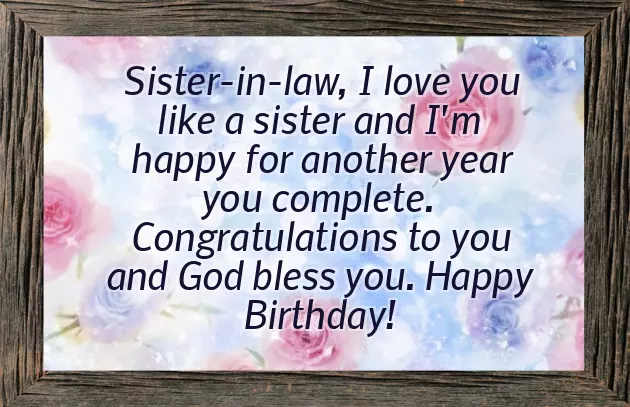 Congratulations Sister In Law