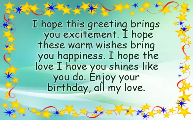 Birthday Greetings For My Love Birthday Greetings For My Love