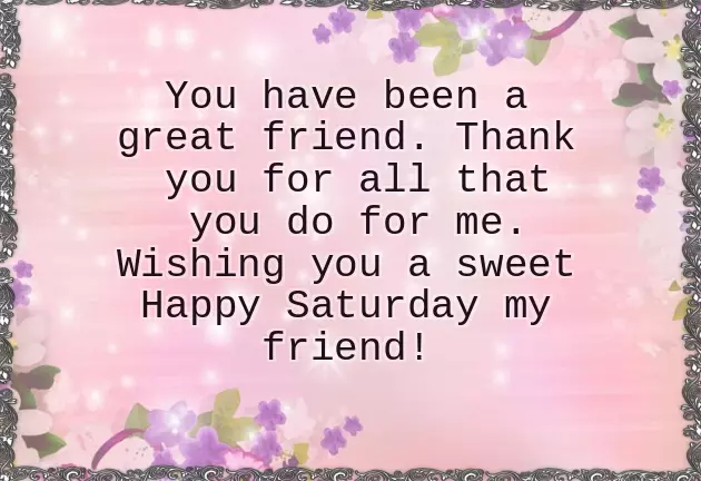 Saturday Morning Message Saturday Morning Message