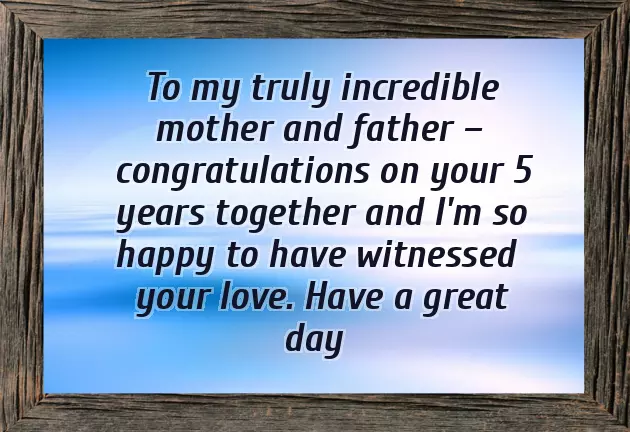 5Th Anniversary Message 5Th Anniversary Message