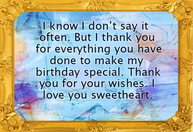 Romantic Words For Her Birthday