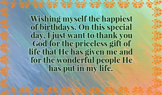 Happy Birthday Wishes Myself