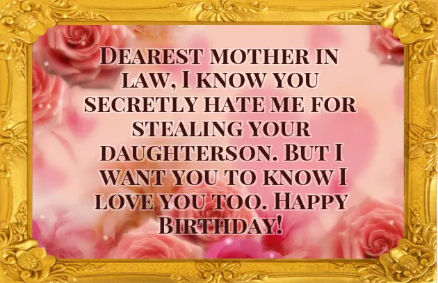 Birthday Letter To Mother In Law