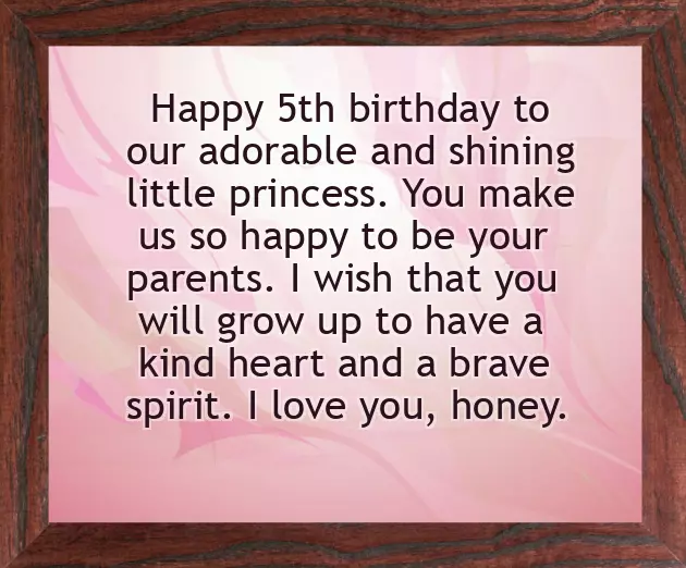 Happy Birthday My 5 Year Old Daughter Happy Birthday My 5 Year Old Daughter