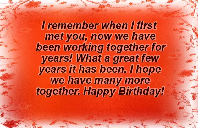 Happy Birthday Wishes To Female Boss