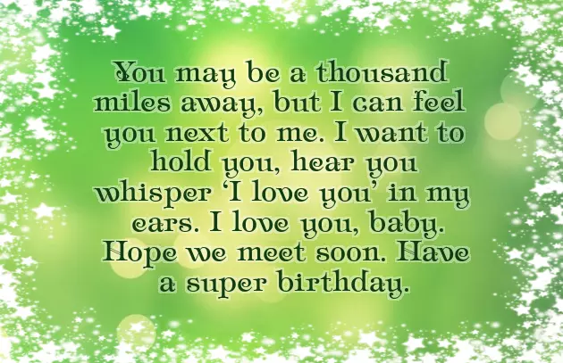 Romantic Happy Birthday For Him