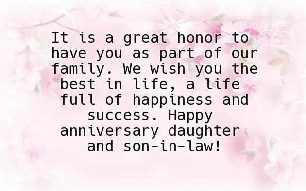 Wedding Wishes Daughter And Son In Law