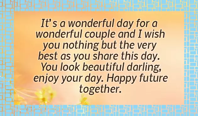 Wishes For The Bride