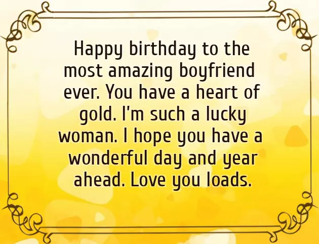 Birthday Wishes To New Boyfriend Birthday Wishes To New Boyfriend