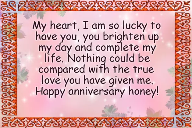 Anniversary Message For Wife