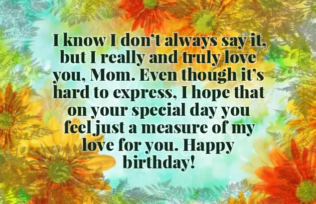 Birthday Wishes To A Son From His Mother