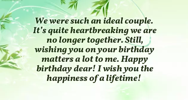 Happy Birthday For My Ex Girlfriend