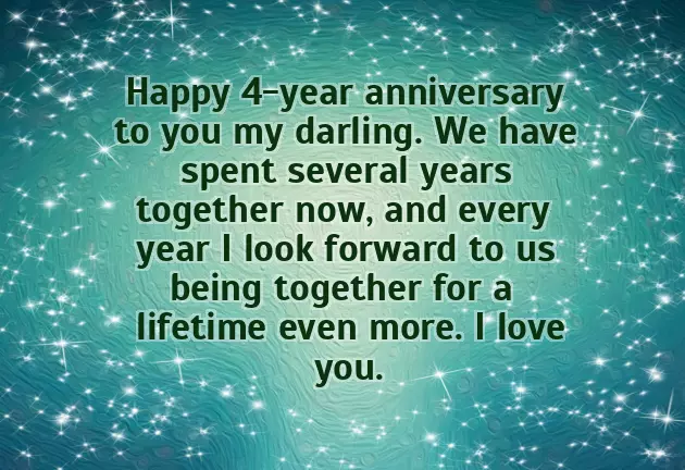 4Th Wedding Anniversary Wishes For Friend