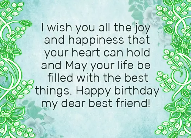 Quotes For Female Best Friend Birthday