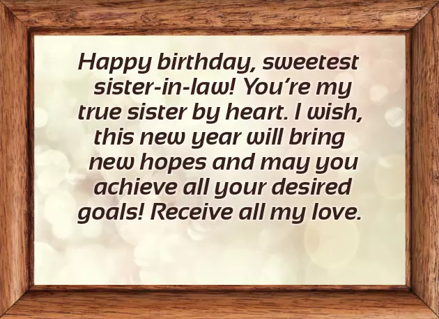 Best Birthday Wishes For Sister In Law