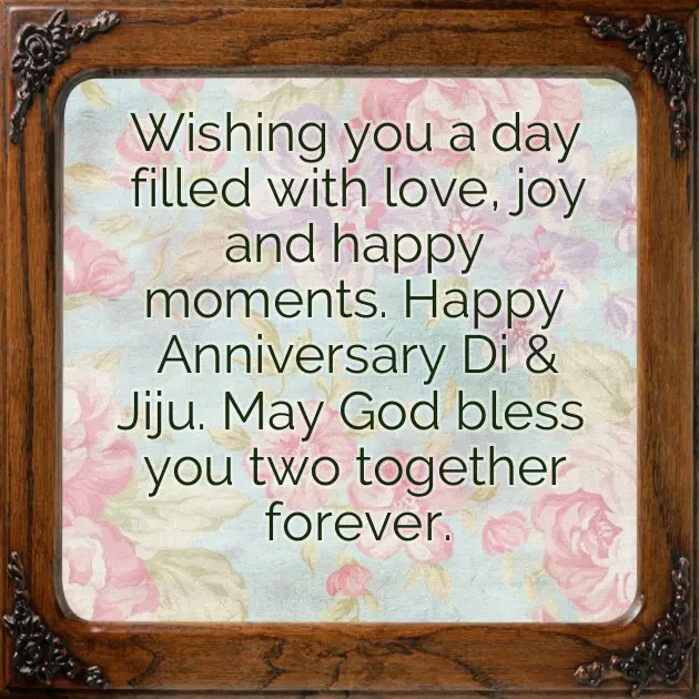 Happy Anniversary Wishes To Di And Jiju Happy Anniversary Wishes To Di And Jiju