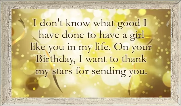 Happy Birthday Wishes For Girlfriend