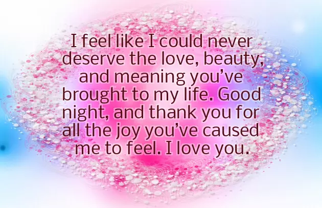 Warm Good Night Wishes