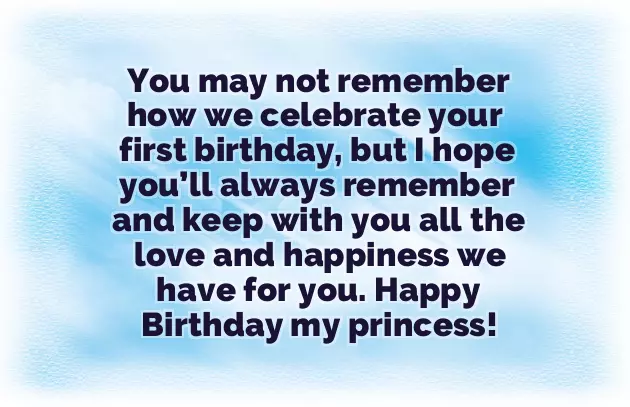 Birthday Wishes Cute Baby Girl