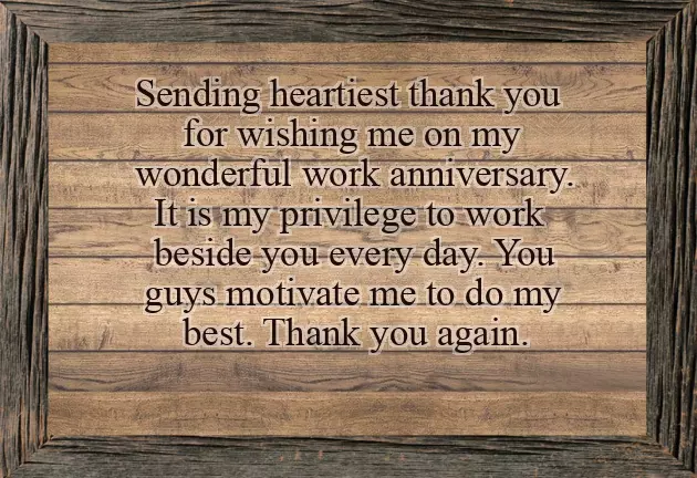 Congratulations On 20 Year Work Anniversary