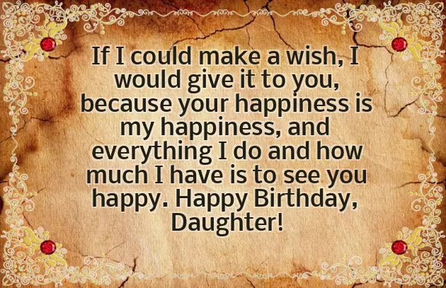 Heart Touching Birthday Wishes For Daughter From Mother