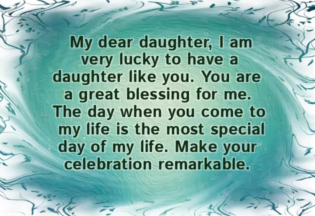 Mom To Daughter Birthday Wishes