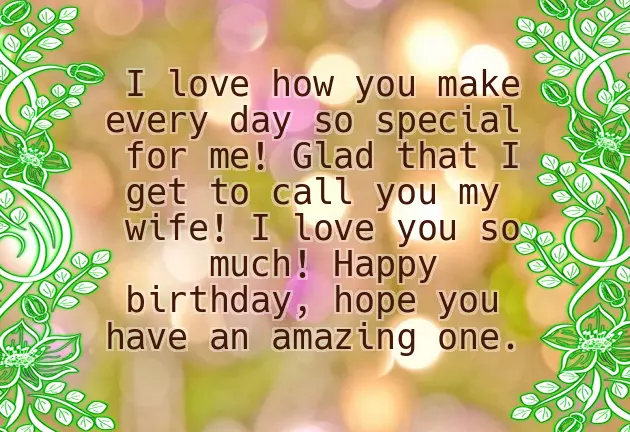 Birthday Wishes Greetings For Wife