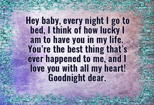 Goodnight Greetings For Her