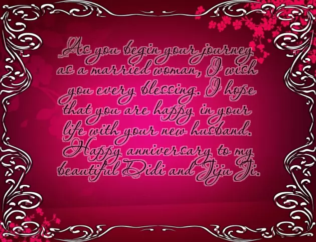 Anniversary Wishes For Jiju