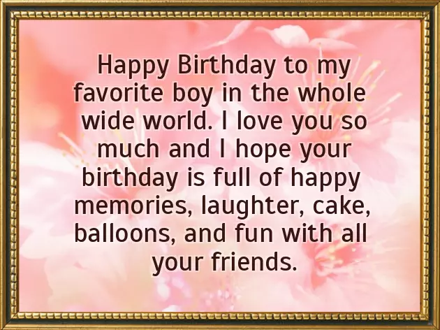 Happy 10Th Birthday Son Quotes