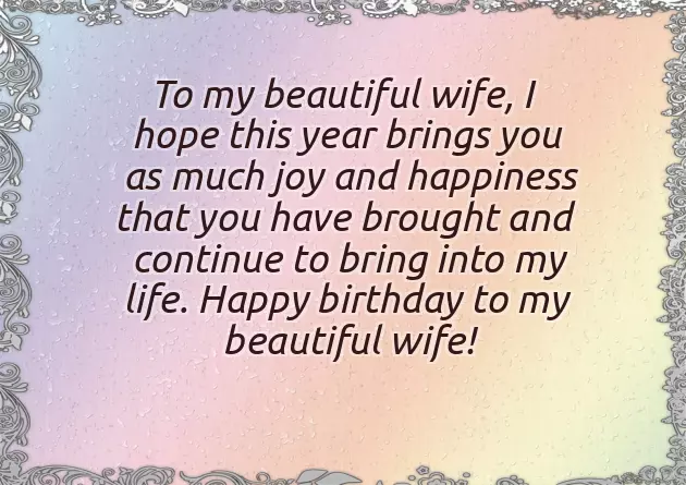 Happy Birthday Wife Short Quotes Happy Birthday Wife Short Quotes