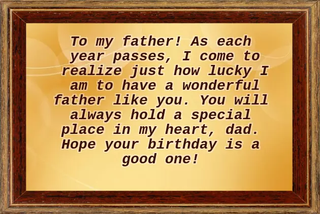 Wishes For Birthday For Dad