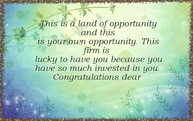 Congratulations On Getting New Job