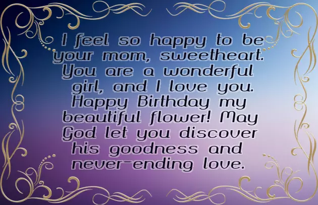 Happy Birthday Greetings For Girl